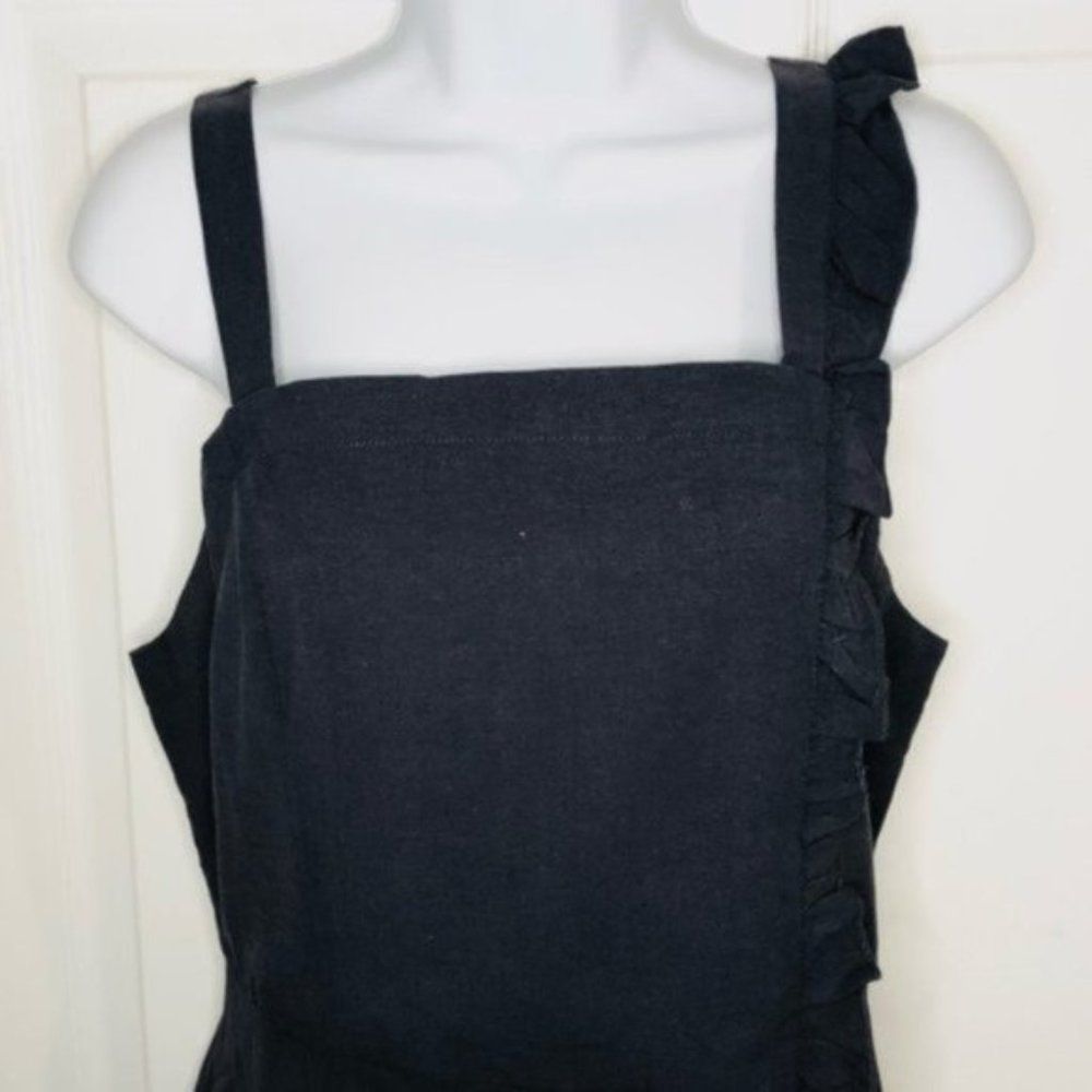 ModCloth Navy Blue Ruffled Square-Neck Mini Dress - Picture 5 of 12